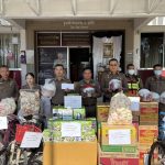 นำสิ่งของวันเด็กที่ได้รับการสนับสนุนจาก กต.ตร.สภ.บางศรีเมือง เพื่อนำไปมอบให้ตามโรงเรียนต่างๆในพื้นที่